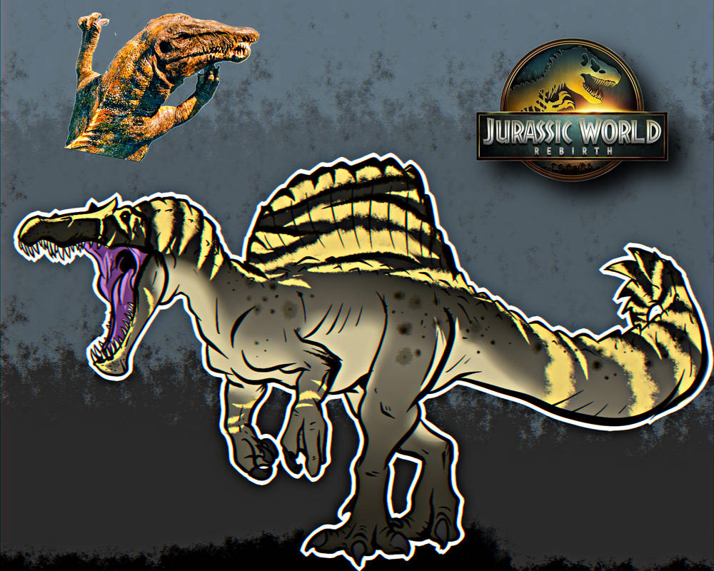 spinosaurus jurassic world rebirth by NolyAnimeID on DeviantArt