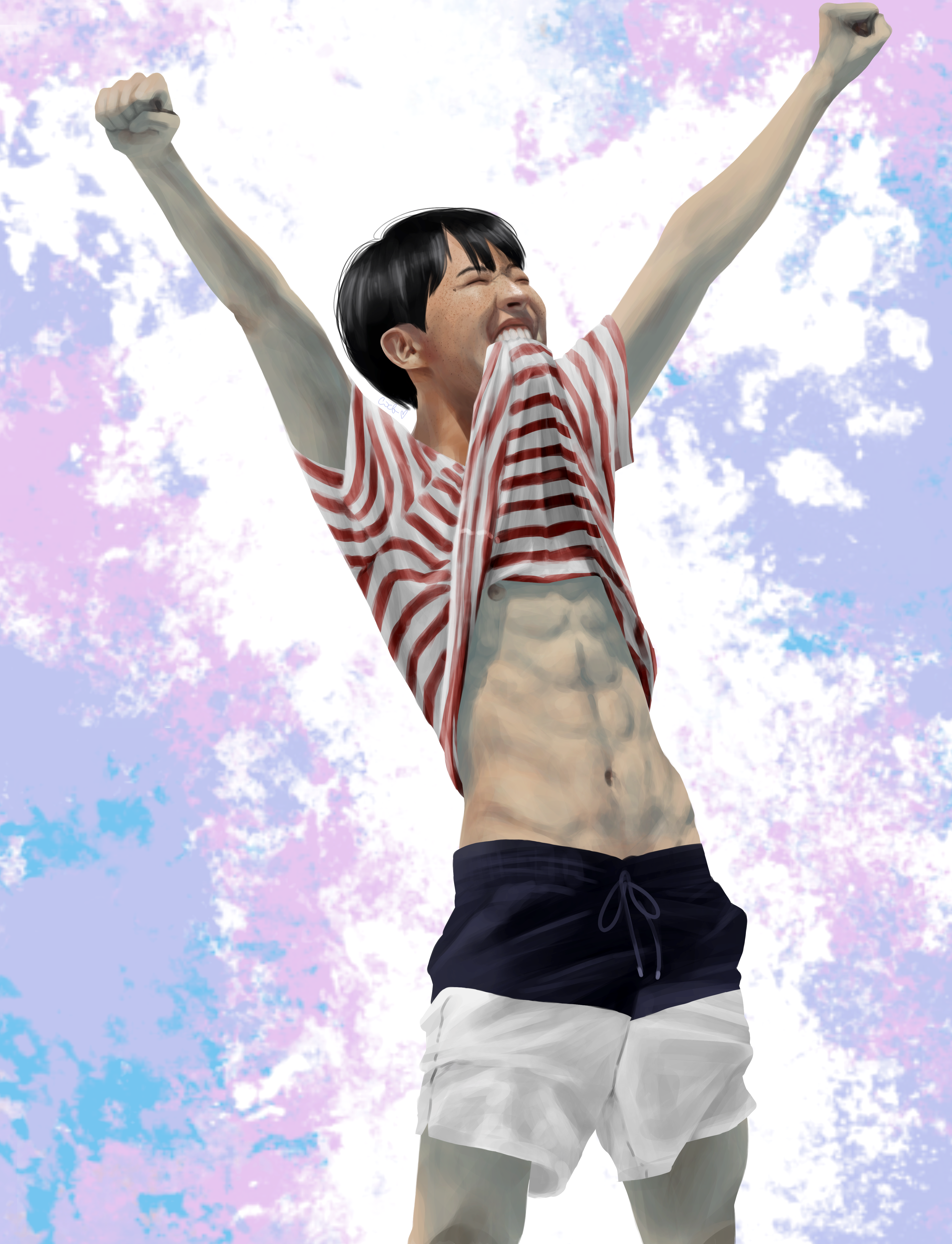 anatomy practice with J-Hope :)