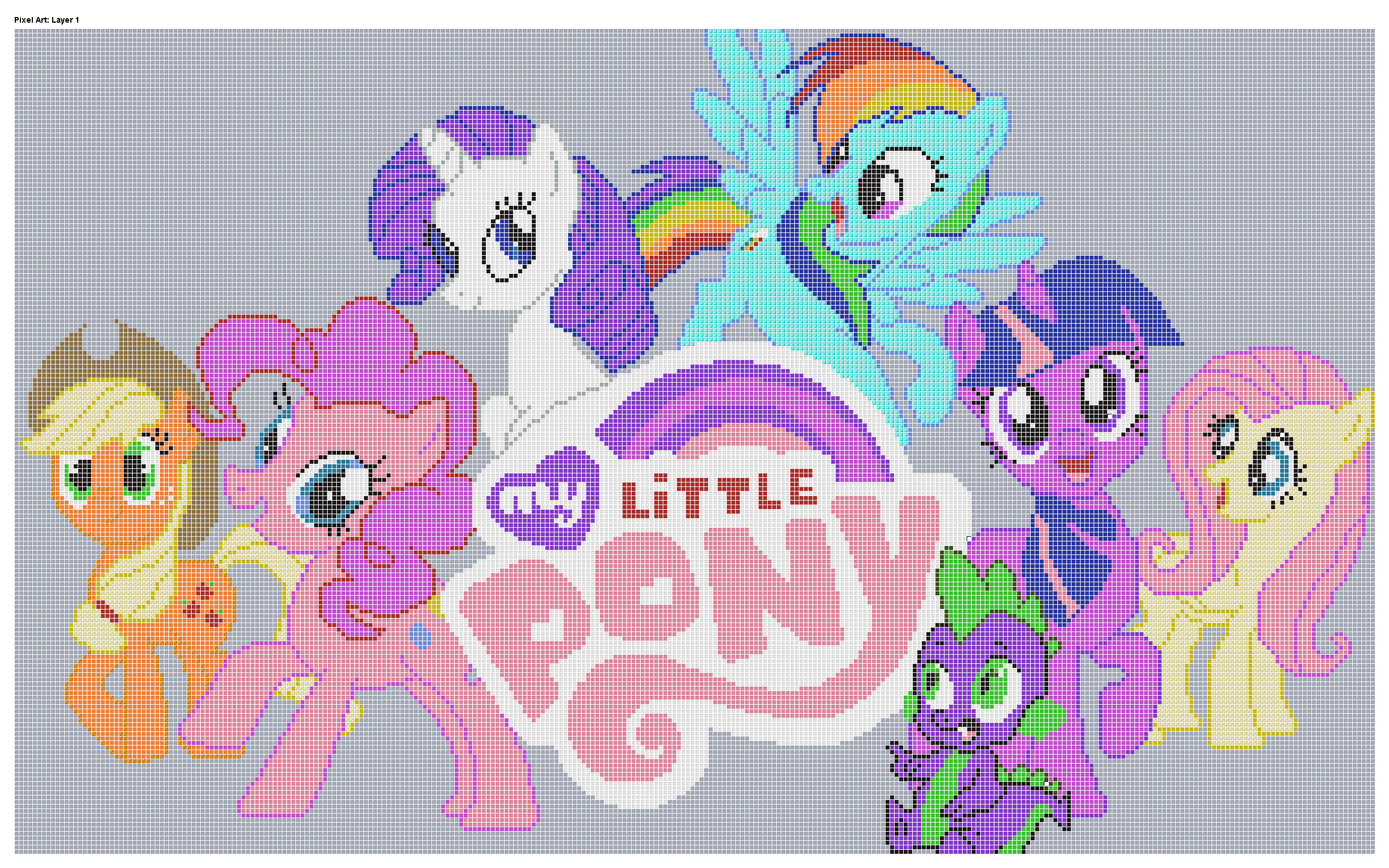 Arte Logo Nome My Little Pony - Arte Digital