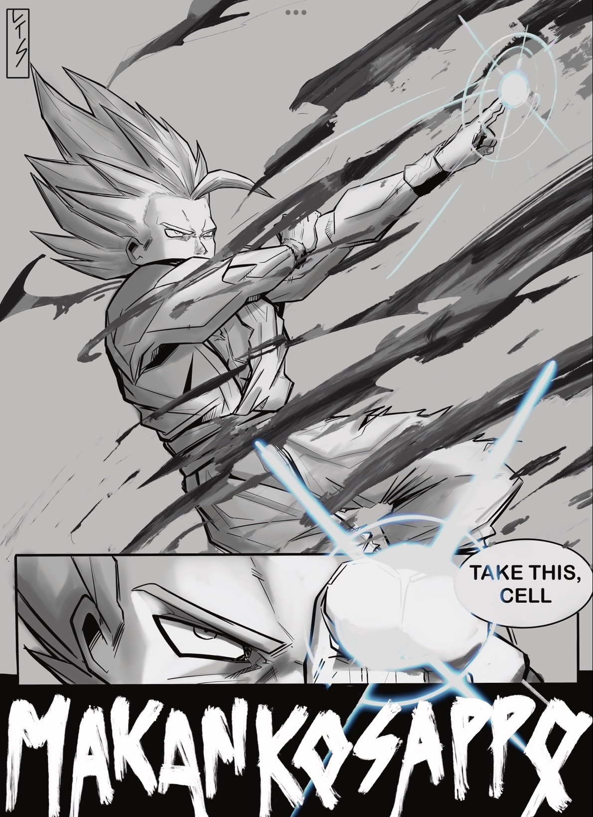 Dragonball Super Superhero fake manga panel by thunderxtorm on