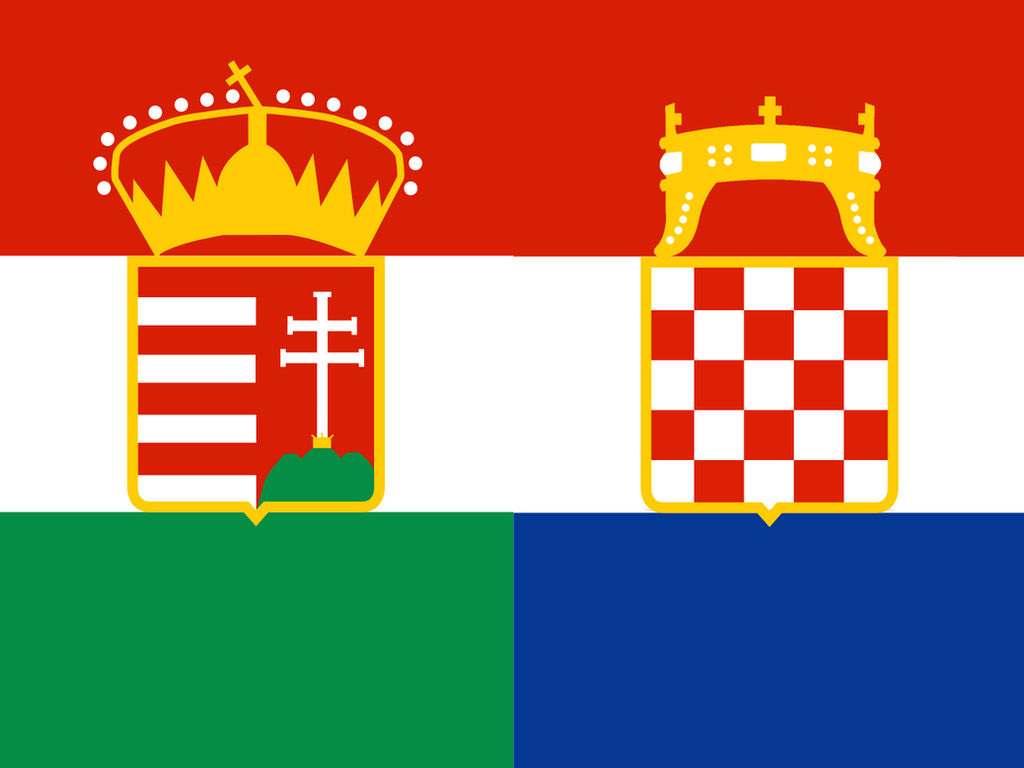 Flag Of Hungary Croatia By Dragnor1008 On Deviantart