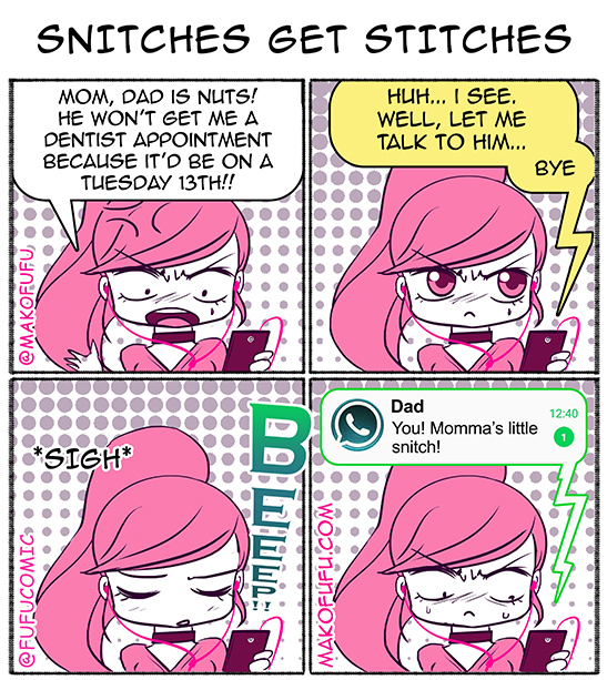 05 Jan 20 - Snitches get Stitches by Mako-Fufu