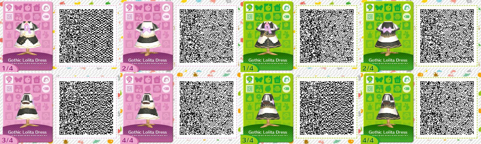 cute acnl qr codes dresses Some of my fave QR code outfits! : r/AnimalCrossingNewLeaf