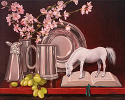 Oil painting - Miniature Horse