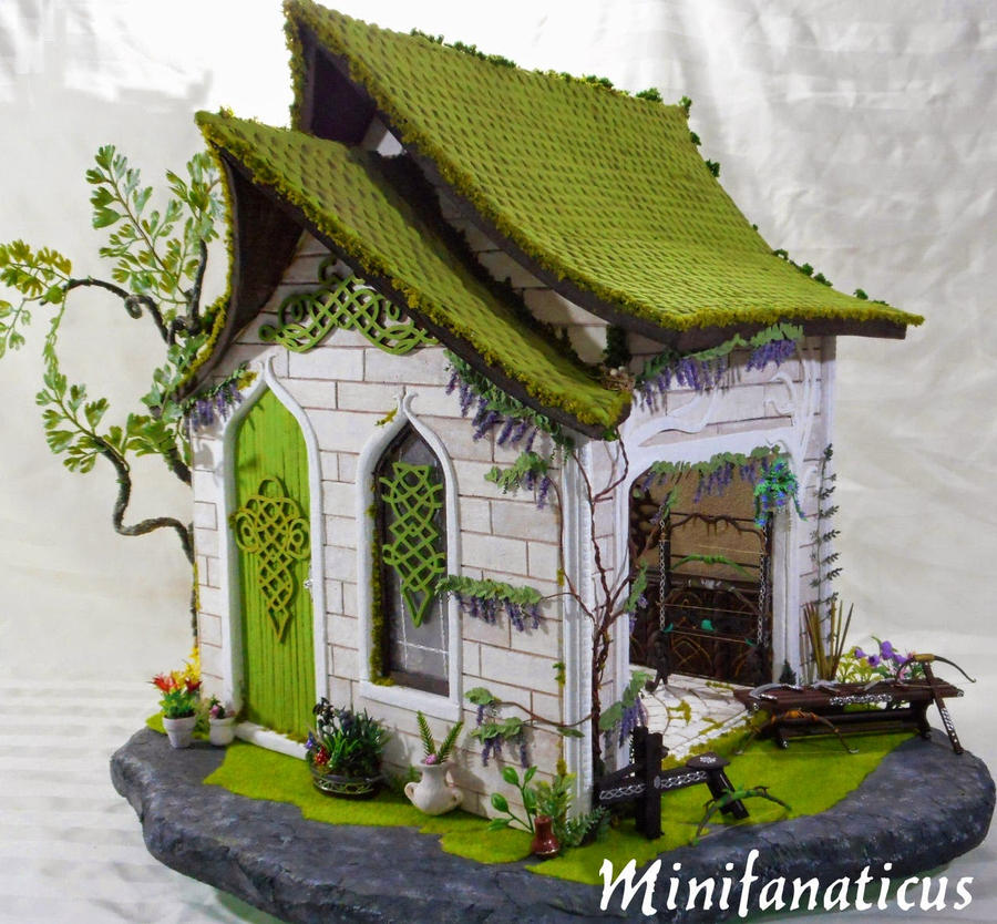 The Elven Bowyer: Miniatures.com Contest House by Minifanaticus