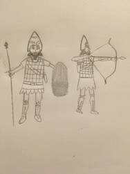 Ancient Soldiers (Rough Sketch)