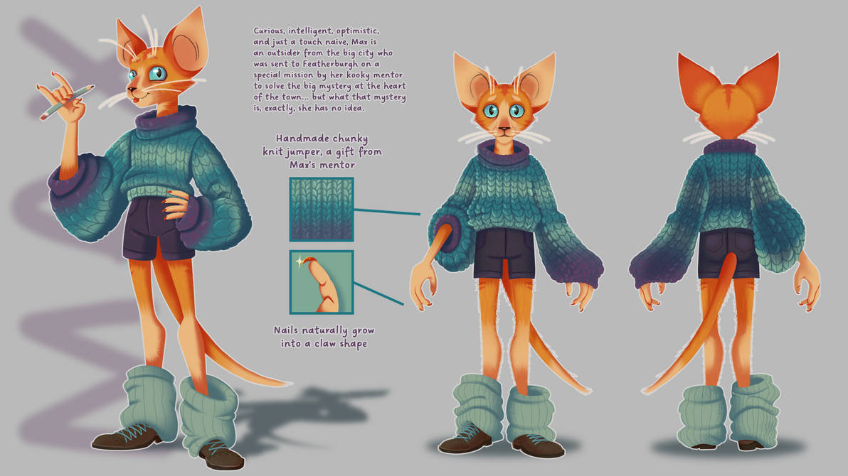 Max Character Design Sheet By Commander Katelyn On DeviantArt