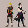 Naruto and Sasuke