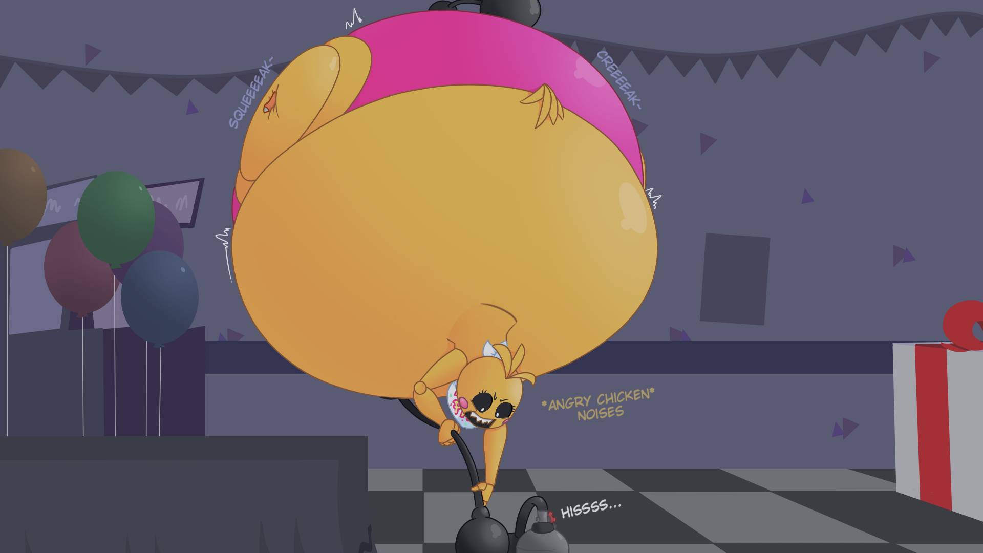 Funtime Chica / don't get distracted by Apolo018 on Newgrounds