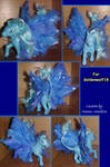 Blue pegasus commission by LightningMana-Crafts