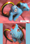 Thomas the Train pony XD by LightningSilver-Mana