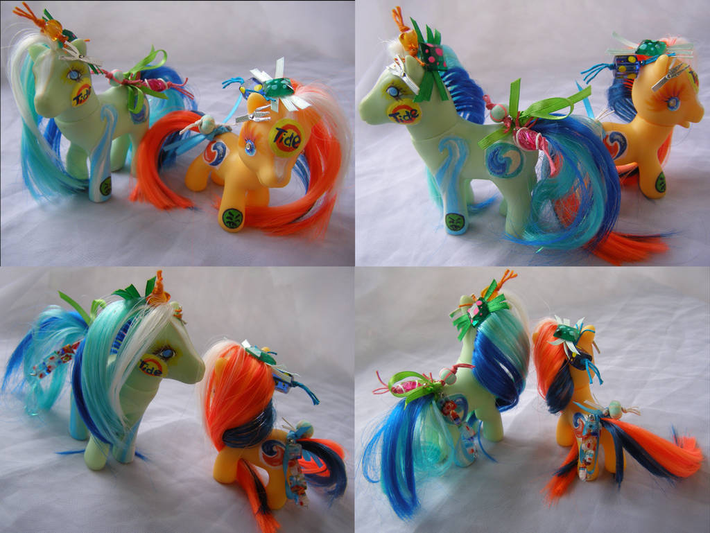 Tide Pod custom ponies for face palming by LightningSilver-Mana
