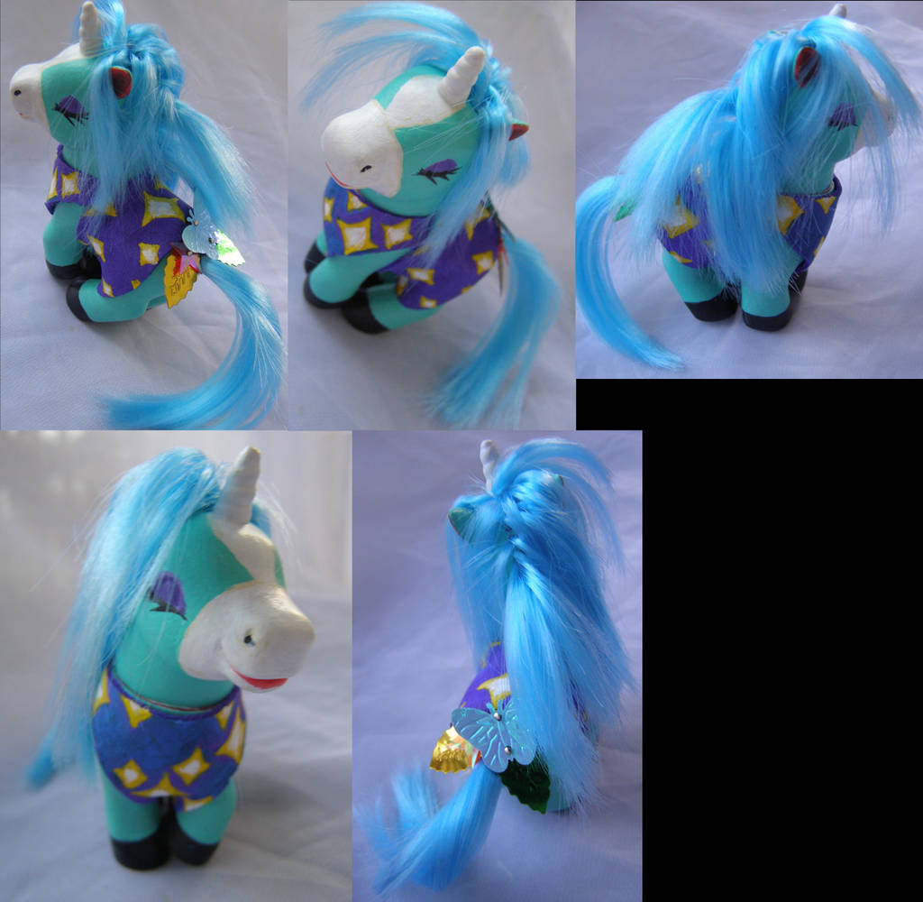Animal Crossing Julian, the unicorn villager by LightningSilver-Mana