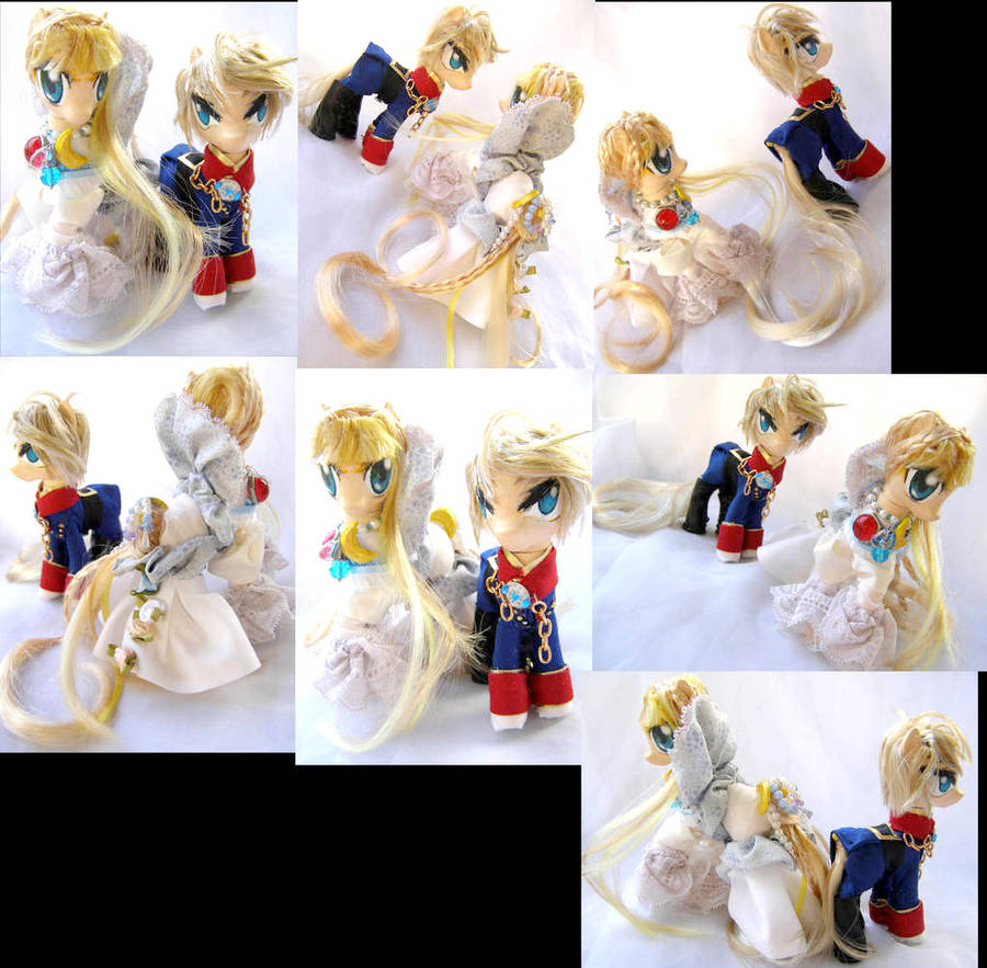 Aldnoah.Zero Slaine and Princess Asseylum by LightningSilver-Mana