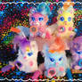 Brush-A-Luvs bear custom ponies