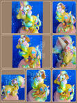 Pastel Rainbow Kawaii Swirly Whirly Custom Pony by LightningMana-Crafts
