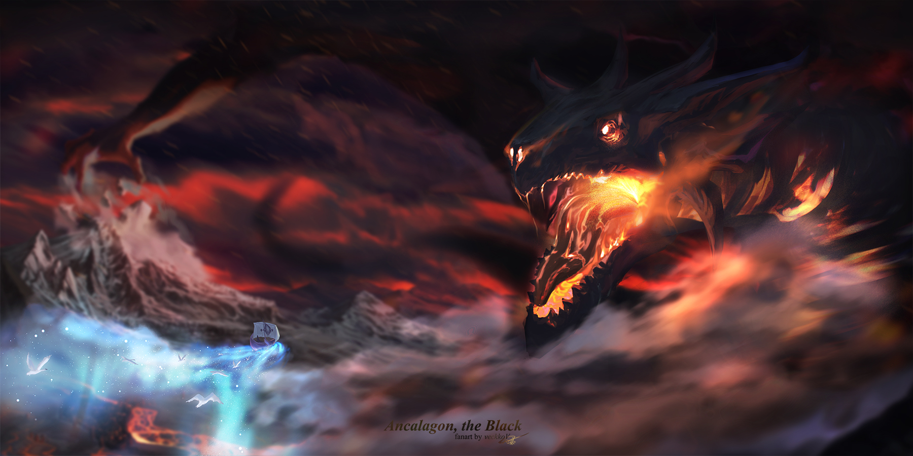 Ancalagon Ancalagon, the Black by veckkoV on DeviantArt