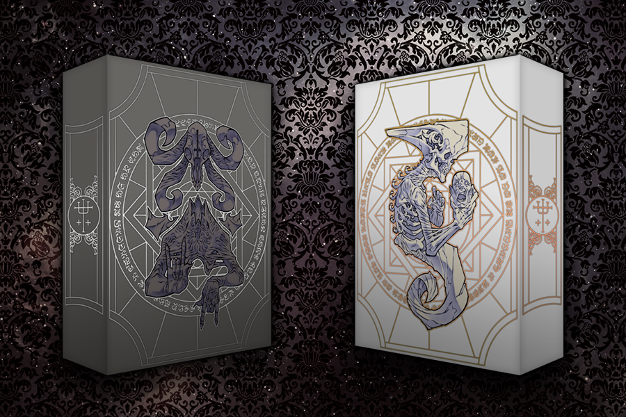 EBON + BONE poker deck kickstarter