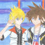 Smile - Sora and Roxas.