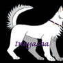 Inuyasha as a dog