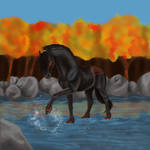 walk on water like a king by Black-Castle-HARPG