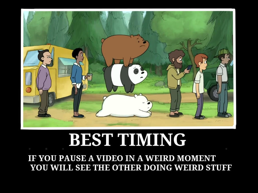 BEST TIMING (We Bare Bears MEME) by The-Creative-Sketchy ...