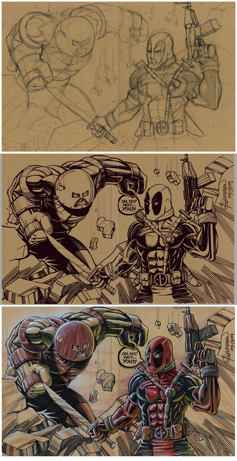 Deadpool Riding Juggernaut Juggernaut vs Deadpool by artstudio on DeviantArt