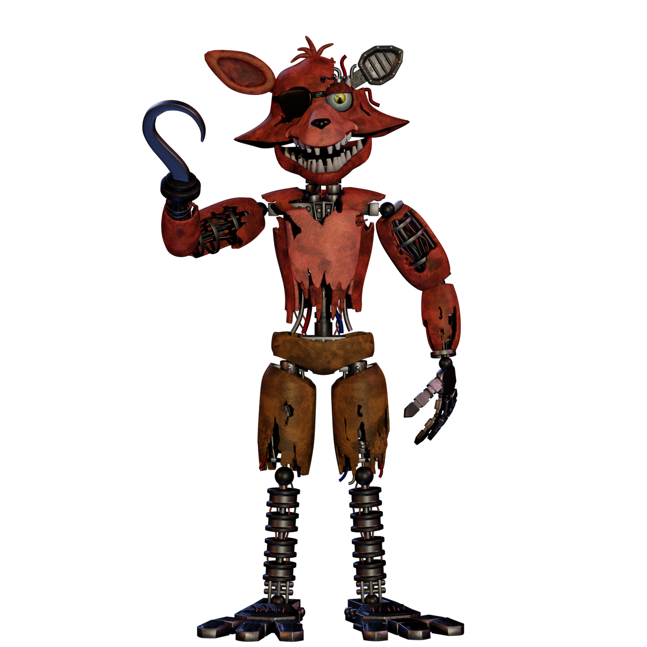 Withered Foxy Full Body by cyber6341 on DeviantArt