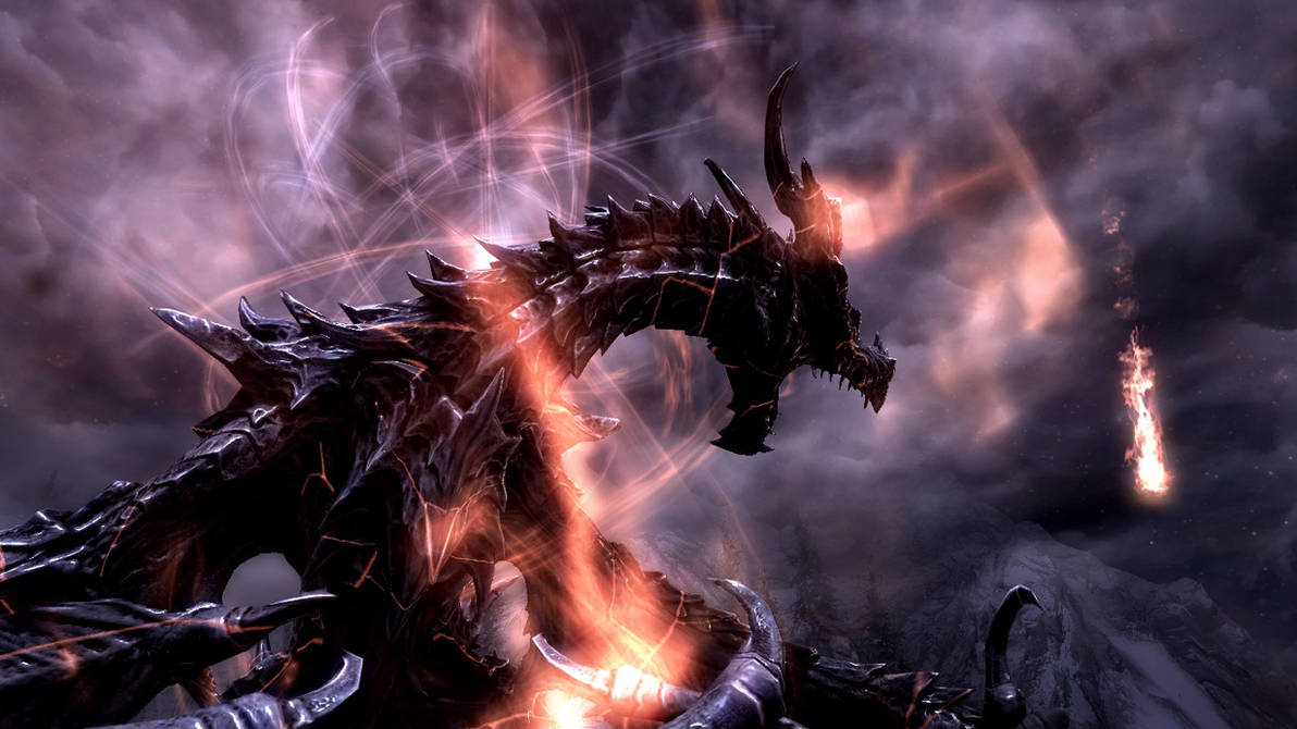 The Fall of Alduin by kraziaimz on DeviantArt