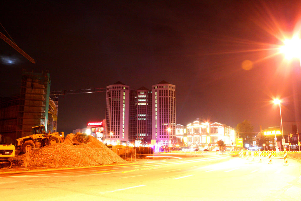Essen City at night