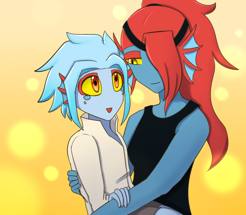 Zin and Undyne [OC]