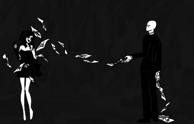 Slenderman and Slenderwoman