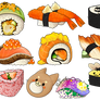 Delicious Sushi - Commission