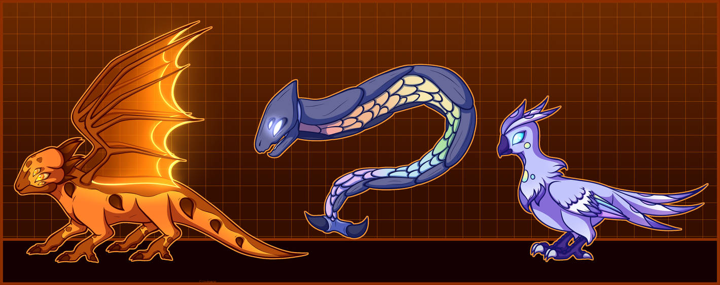Baby Cryptids by crystalmoon101 on DeviantArt