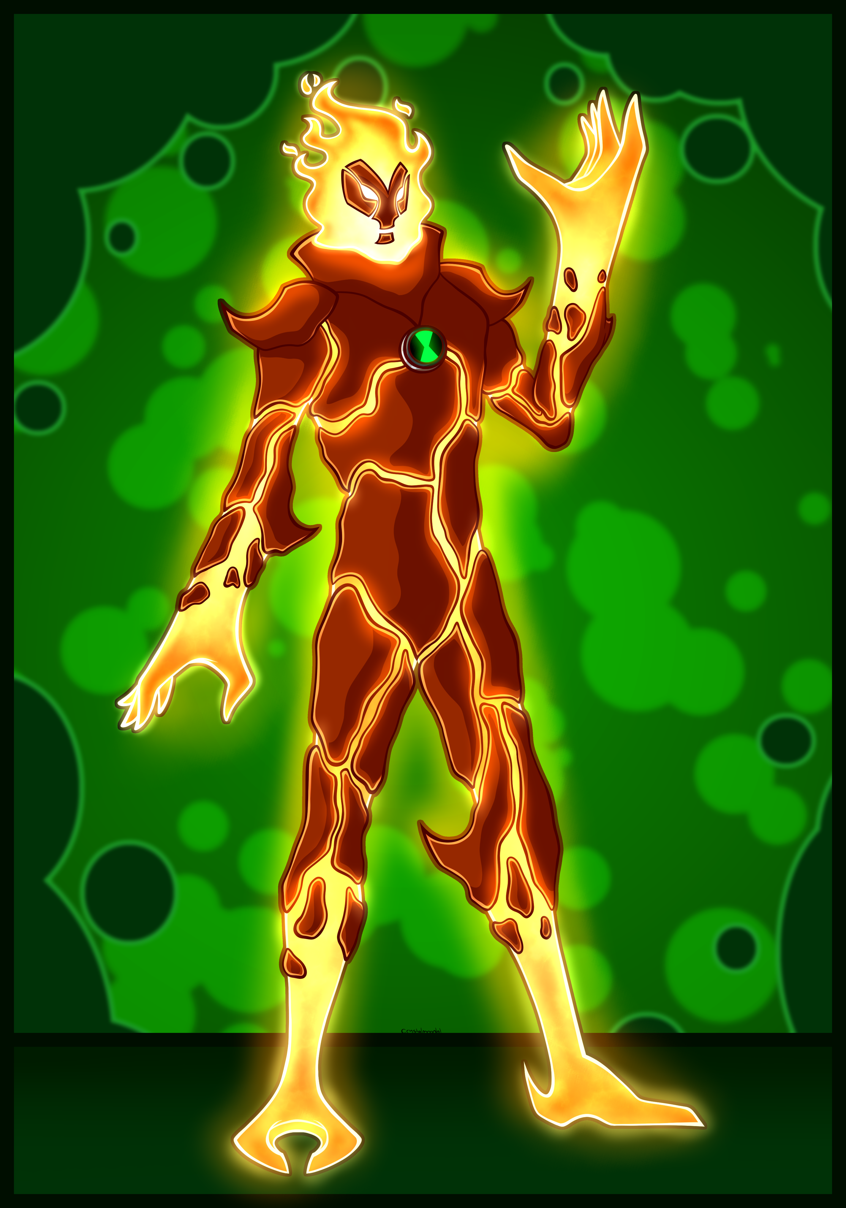 Ben 10 Ultimate Form: Heatblast (2) by Spyro2108 on DeviantArt