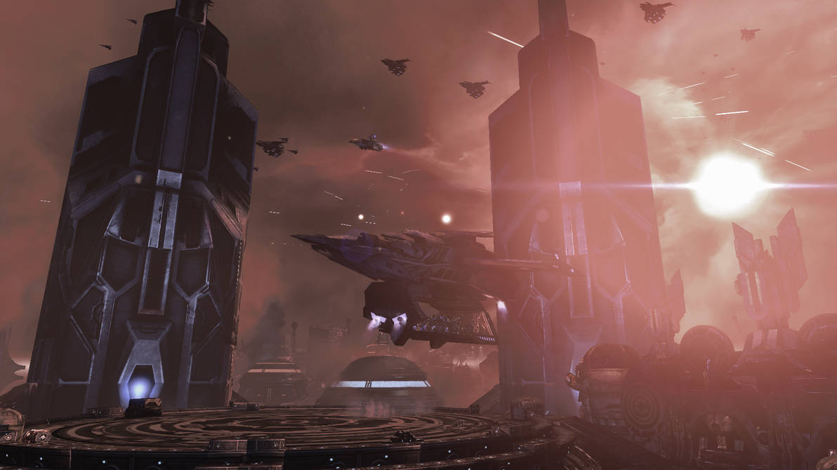 Landing in Iacon by Barricade24 on DeviantArt