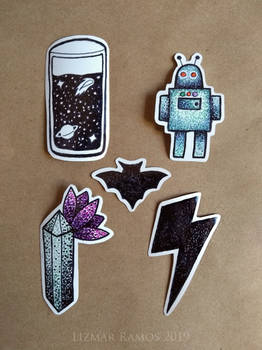 Some handmade stickers