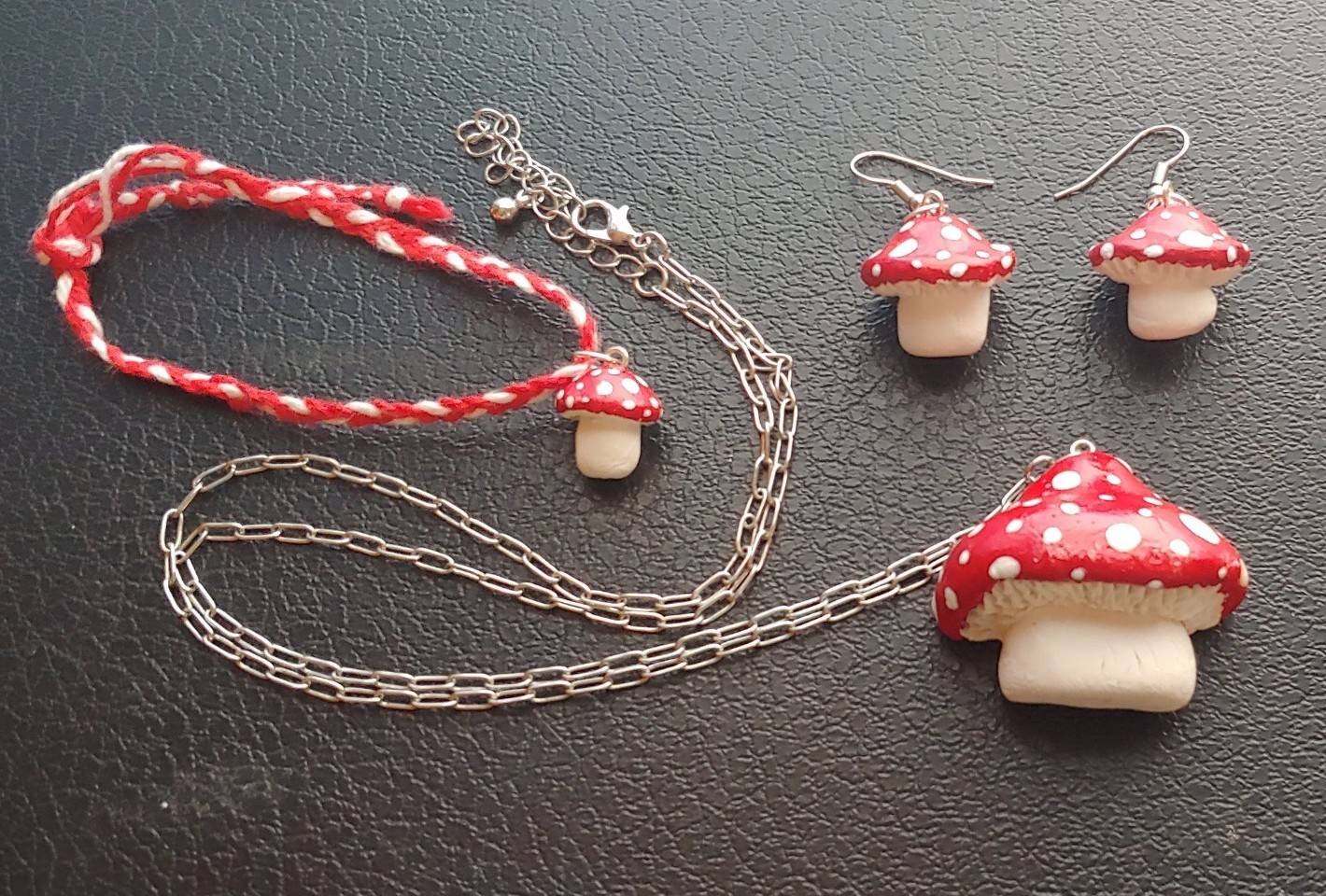Amanita Mushroom Jewelery