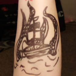 Kraken Arm Doodle