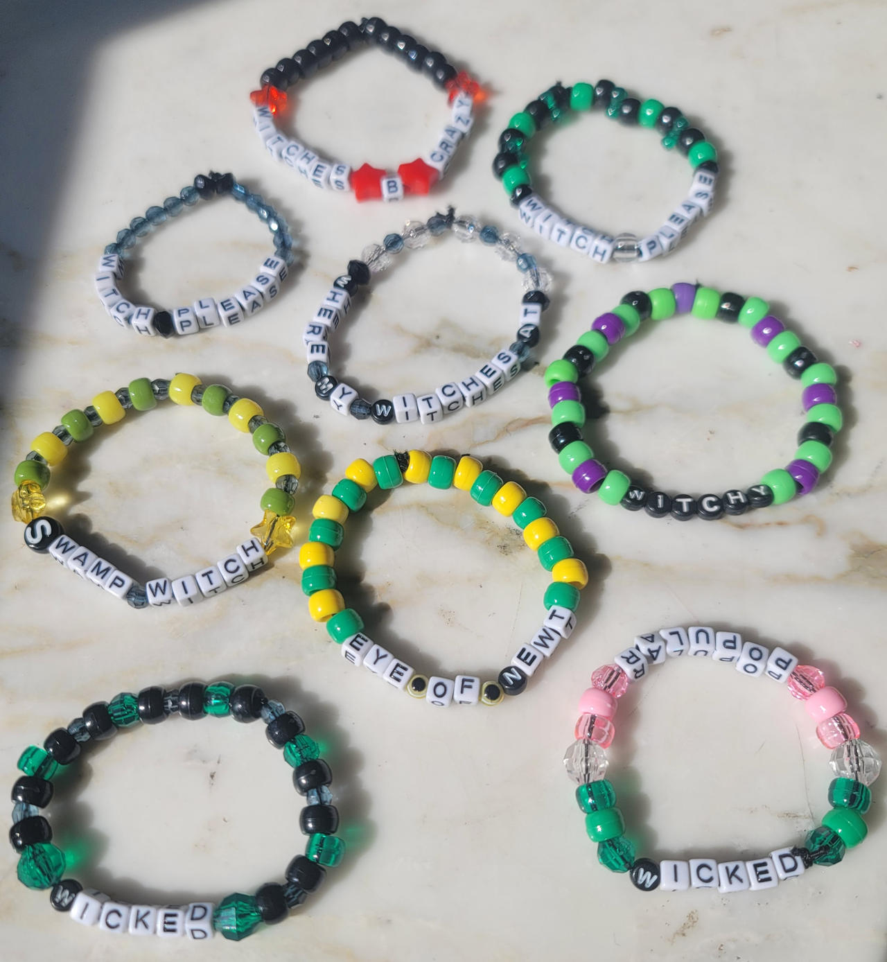 Witchy Spooky Season Kandi Bracelets 2025