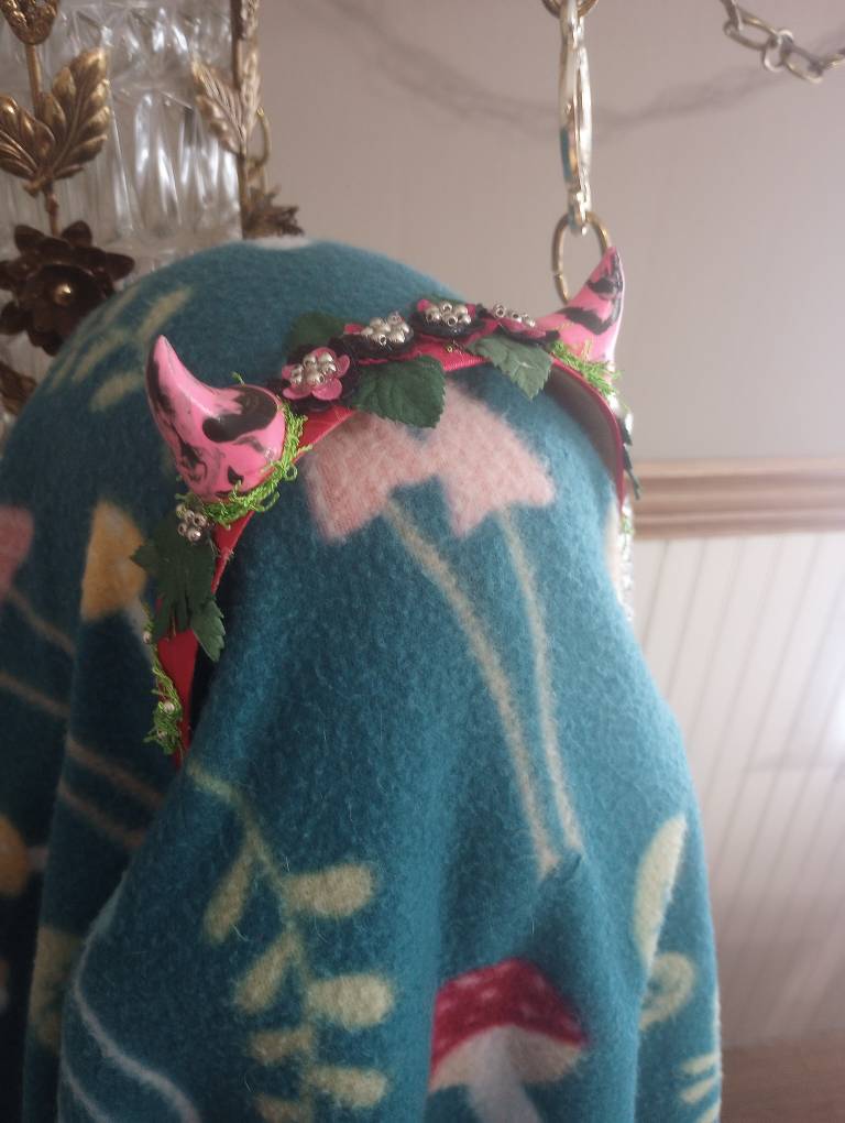 Pink Punk Demon Horned Headband 8/8