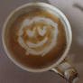 Heart Eye Emogi Coffee Foam Art