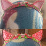 Valentines Cat Ear Headband 1/8
