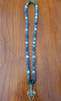 Dragon n Amethyst Necklace