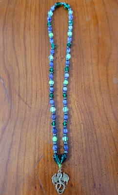 Dragon n Amethyst Necklace