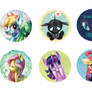 Pony button designs for Czequestria