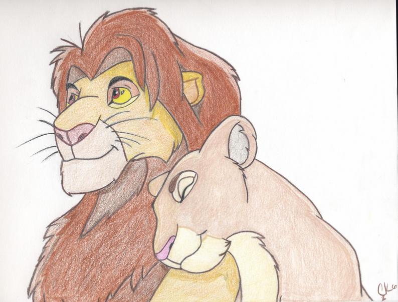 picture How To Draw Simba And Nala Step By Step deviantart.