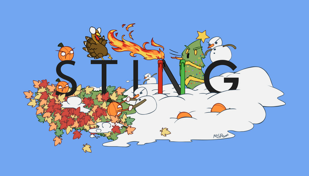 The Sting Logo Doodle 1 (Winter 2015) by MSPToons