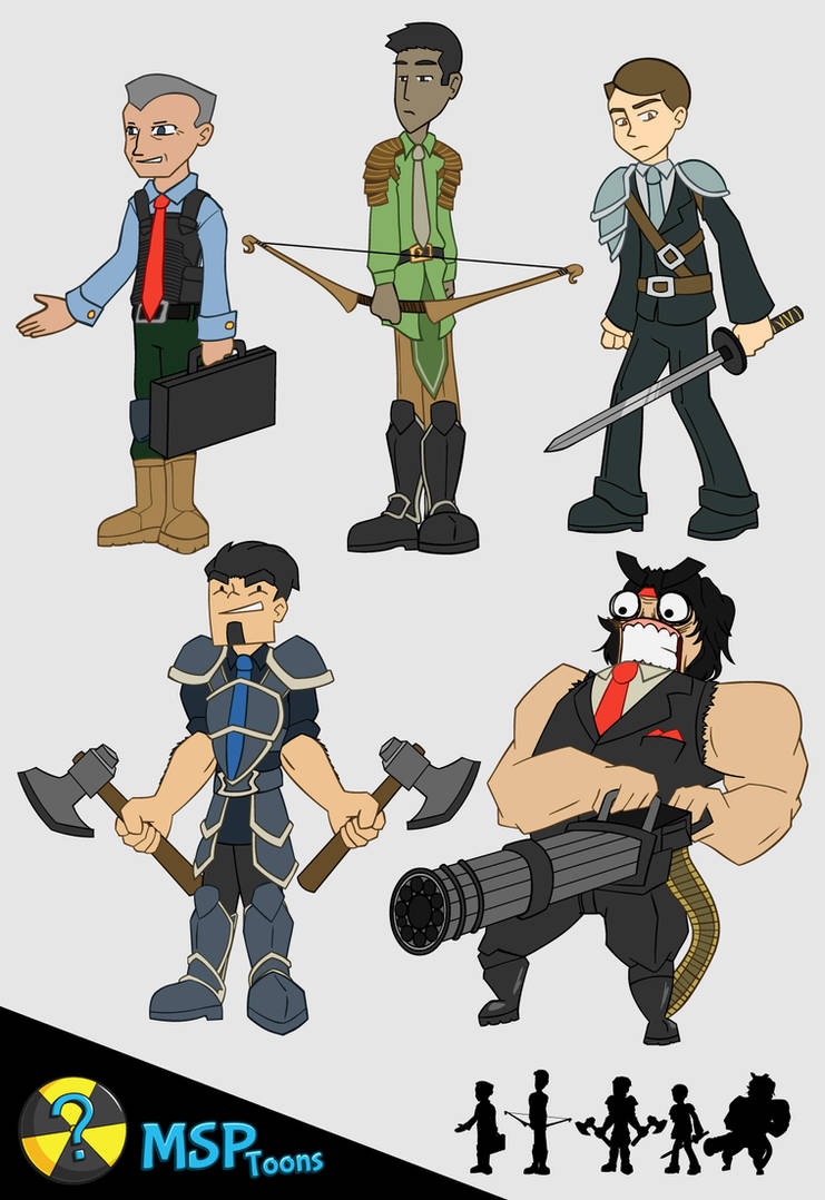 Mercenary Businessman by MSPToons