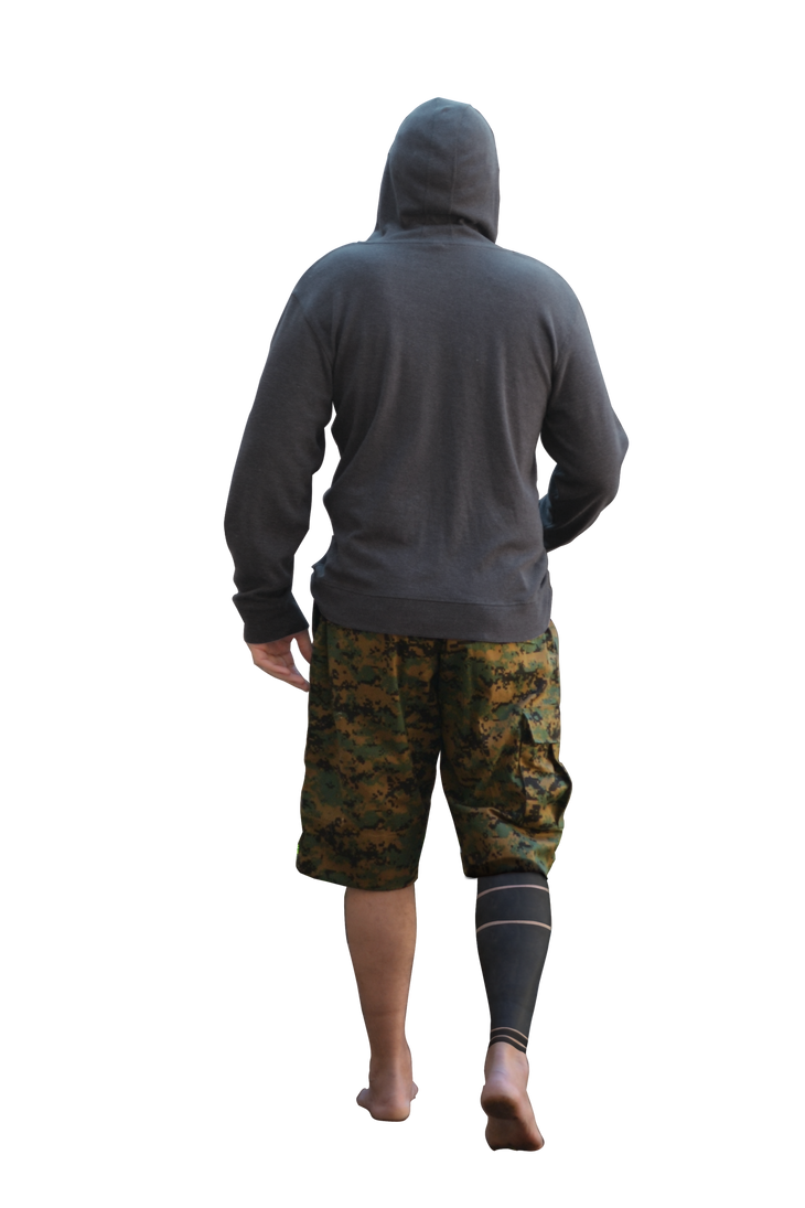 Download Back of guy in hoodie walking PNG by DonkeySneakers on ...